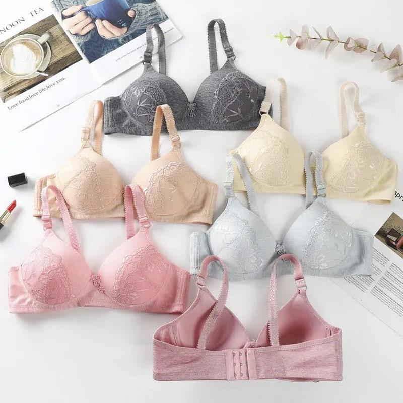 Bra Mother No Steel Ring Gather Underwear Breathable Anti-sagging Middle-aged Large Size Adjustment Bra