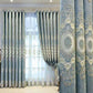 High-end European-style Blackout Curtains, Living Room, Balcony, Bedroom, Bay Window, Snow Finished Curtains (170×270cm)