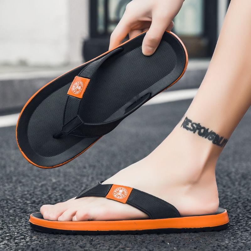 Flip-flops Summer Slippers Men's Flip-flops Non-slip Indoor and Outdoor Casual Men's Beach Sandals