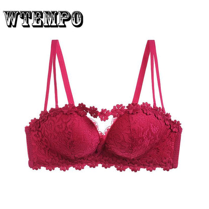 2019 Lace Bras for Women's Underwear Sexy Lingerie Super Push Up Brassiere Girl