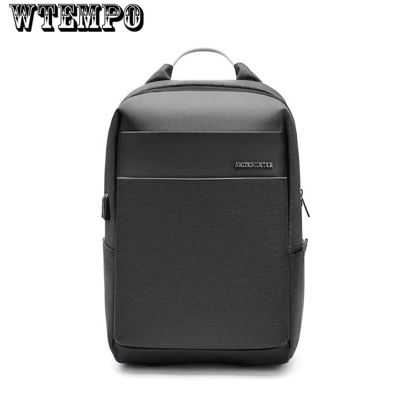 PU Leather Men's Shoulder Bags Fashion Travel Backpack Men Business Laptop Backpack School Boys Bag