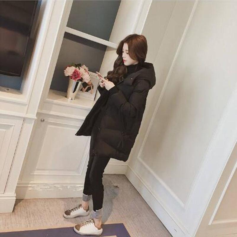 Cotton Jacket Heat Thick Winter Women Parka Loose Large Size Down Cotton Jacket Hooded Warm Coat