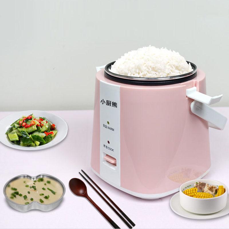 Mini Rice Cooker 1-2 People Cooking Rice Pot Multi-function Home Small Electric Cooker 1.2L Pot