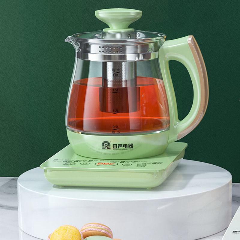 Multifunctional Automatic Office Flower Tea Maker Household Small Electric Kettle Heat Preservation and Health Glass Teapot