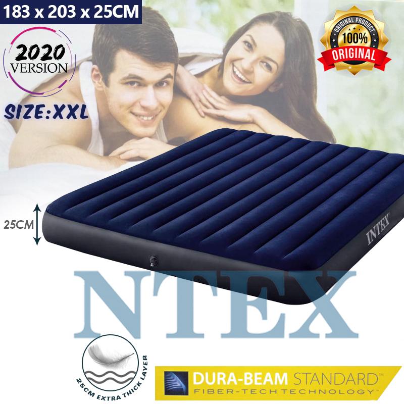 5 Sizes Version 25cm Extra Thick Dura Beam Standard Inflatable Air Bed Air Mattress Tilam Angin