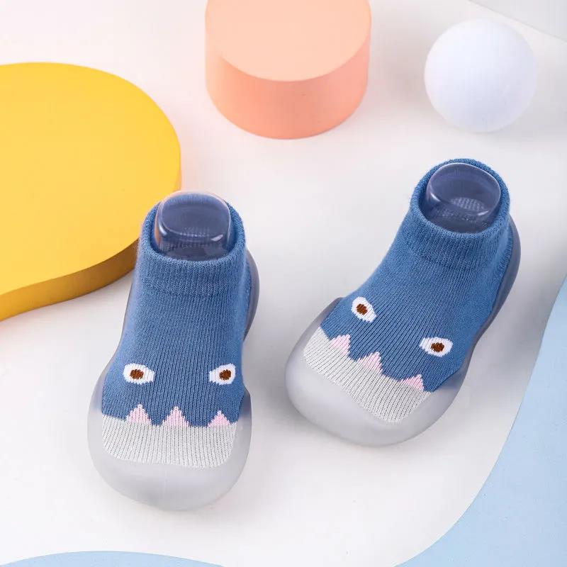 Baby Toddler Shoes 1-3 Years Old Boys and Girls Children's Shoes Summer Mesh Color Matching Breathable Thin Rubber Soft Sole