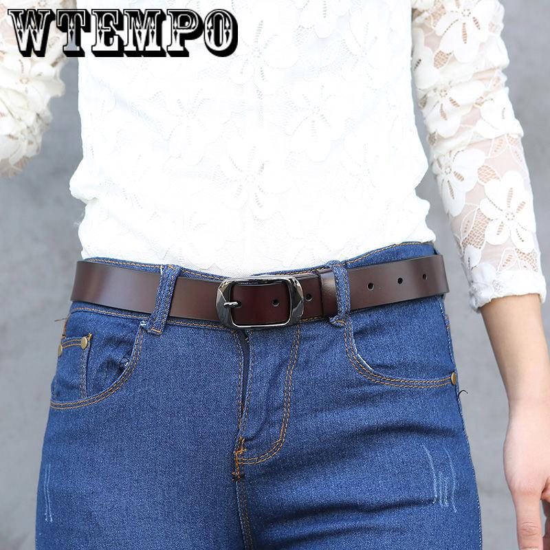 Faux Leather pin Buckle Belts Women Casual Solid Belts Decoration Ladies Fashion Accessories