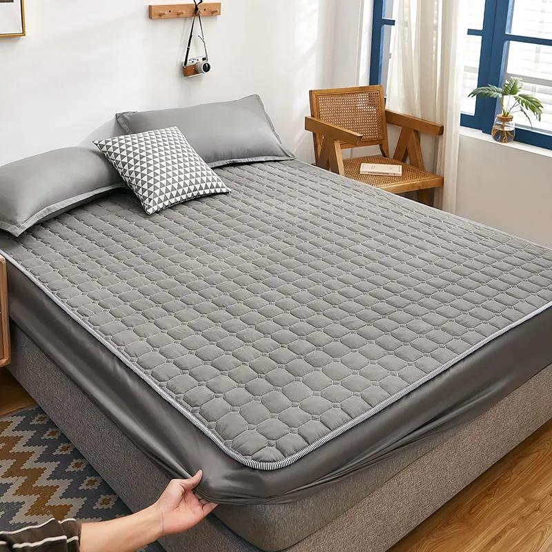 Large Non-slip Mattress Cover Thick Quilted Bed Cover Cover Simmons Mattress Protection Cover Dust Cover