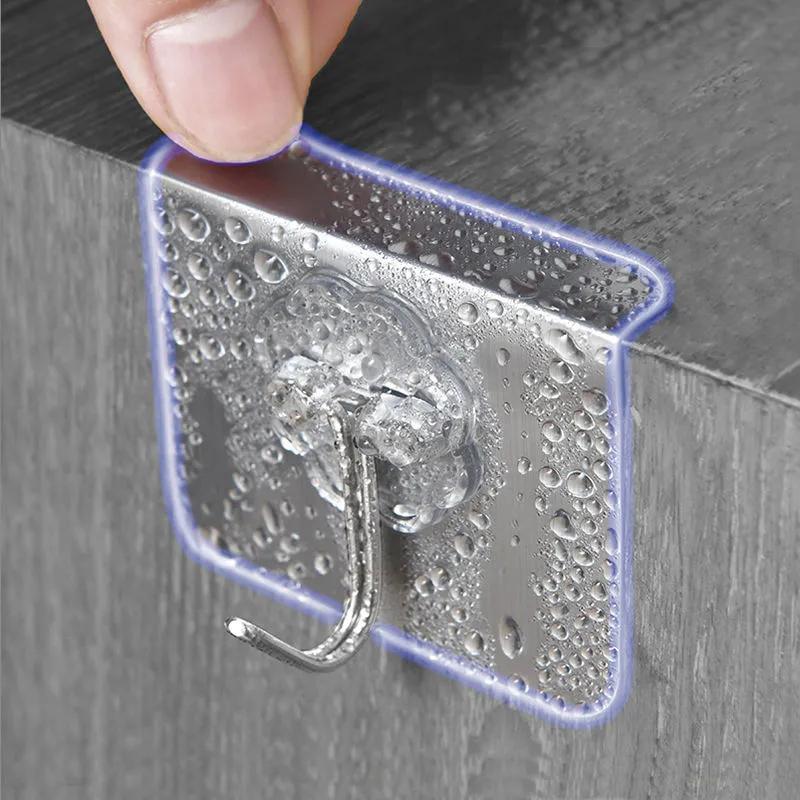 Adhesive Waterproof Hook Wall Kitchen Bathroom Hanger Organizer