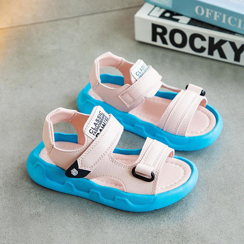 Boys and Girls Sandals Summer Children’s Beach Sandals Big Children’s Soft-soled Baby Shoes  Sports Sandals  Lightweight  Breathable