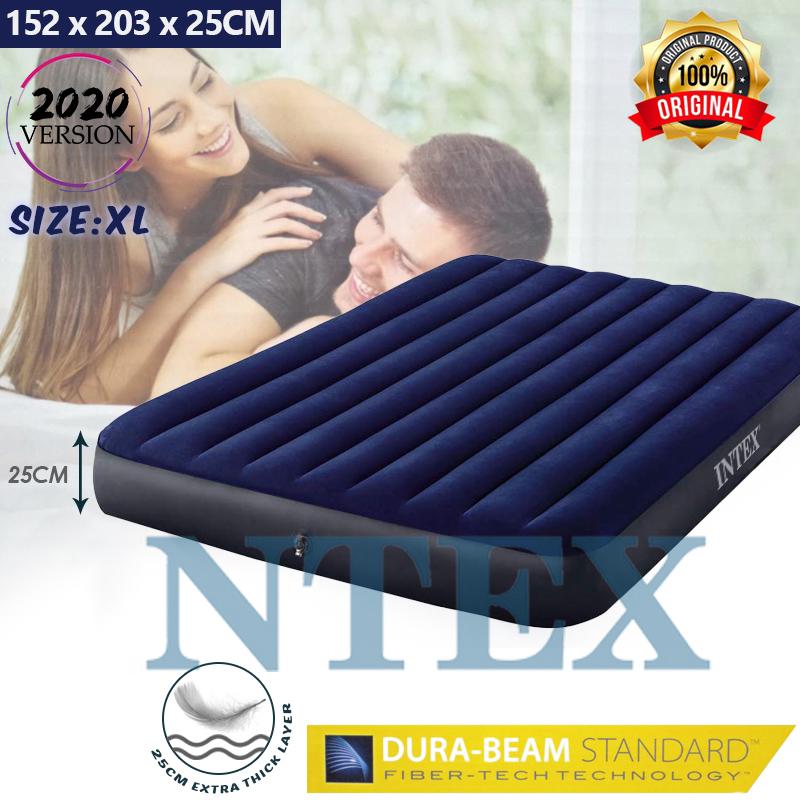 5 Sizes Version 25cm Extra Thick Dura Beam Standard Inflatable Air Bed Air Mattress Tilam Angin