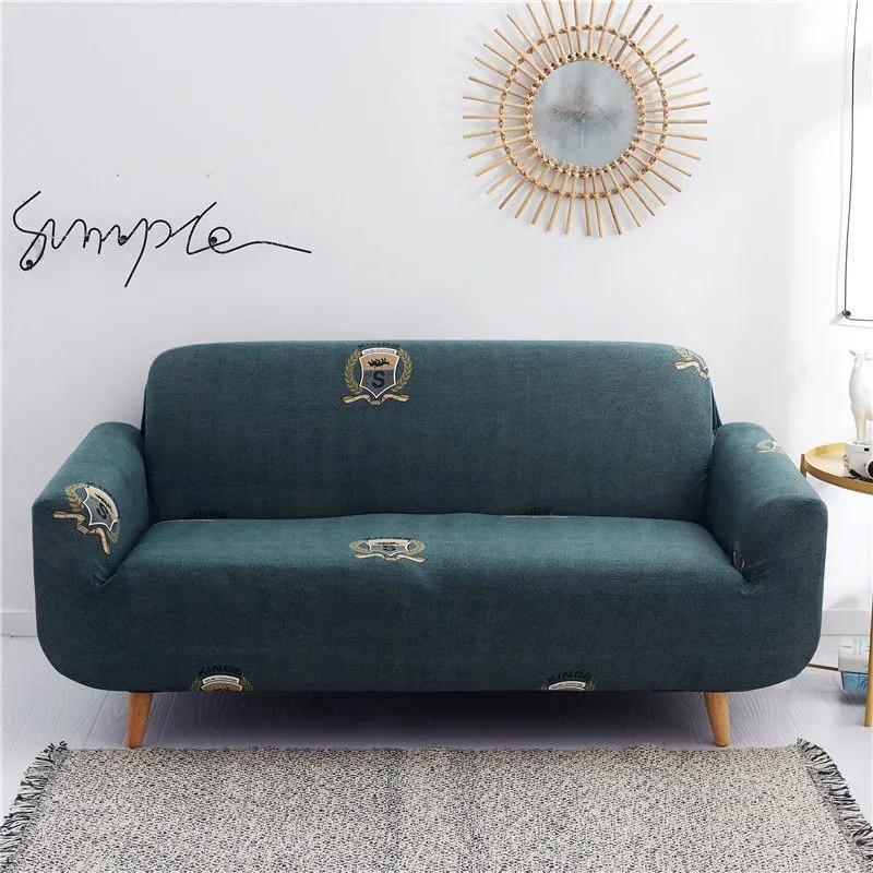 1/2/3/4 Seater Elastic Sofa Cover for Living Room Bedroom Home Decor Stretch Sofa Slip Cover Anti Slip Simple Casual Universal Sofa Cushion Slipcovers