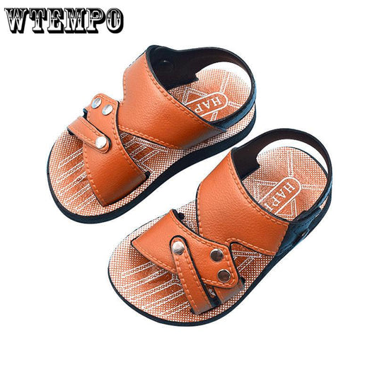 Pair of Shoes Baby Boys Sandals Shoes Leather Sandals Summer Children's Shoes Beach Shoes