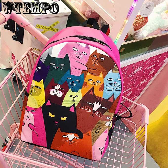 Fashion Backpack Women Bag For Female Teenage Girls School Bag Backpacks mochila