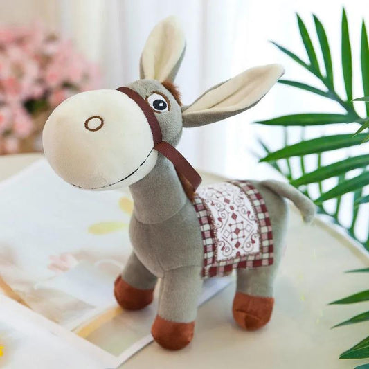 Little Donkey Plush Doll Cute Plush Toy Fair Donkey Custom Creative Birthday Gift Children's Doll Home Decoration Toys