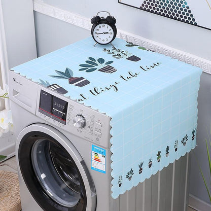 PVC Dustproof Cover Cloth Laundry Cover Waterproof and Oilproof Cover Cloth Refrigerator Cover Towel Microwave Oven Cover Cloth