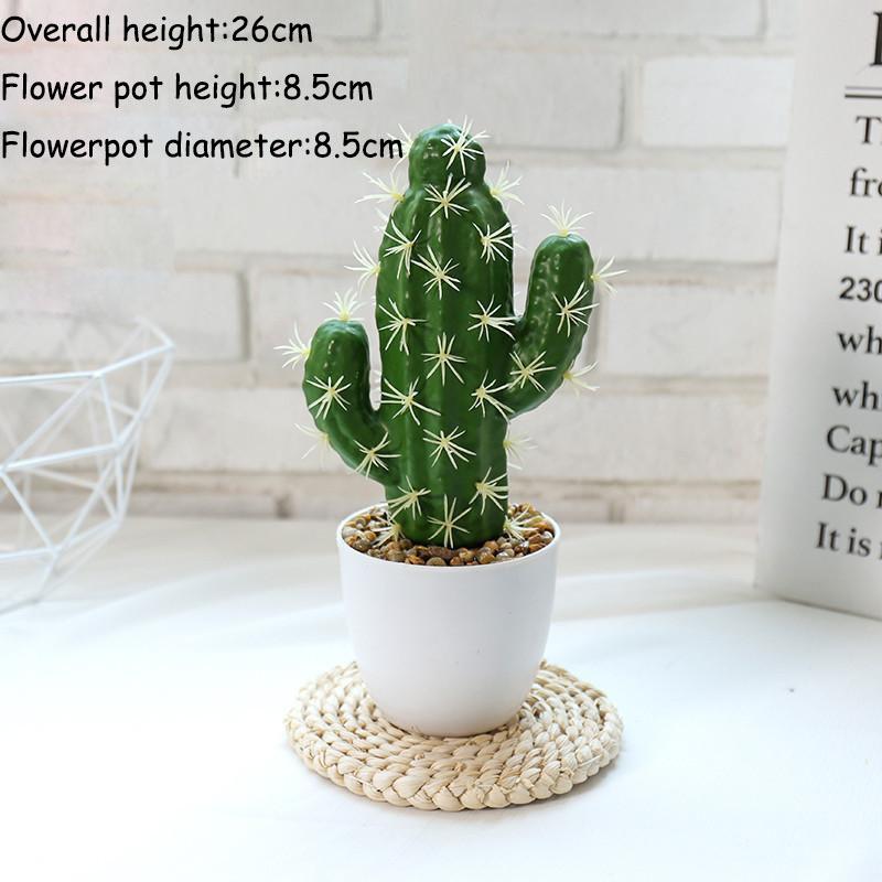 Fake Flower Creative Ornaments Simulation Flower Cactus Bonsai Simulation Succulents Dining Table Living Room Simulation Plant Potted Plants