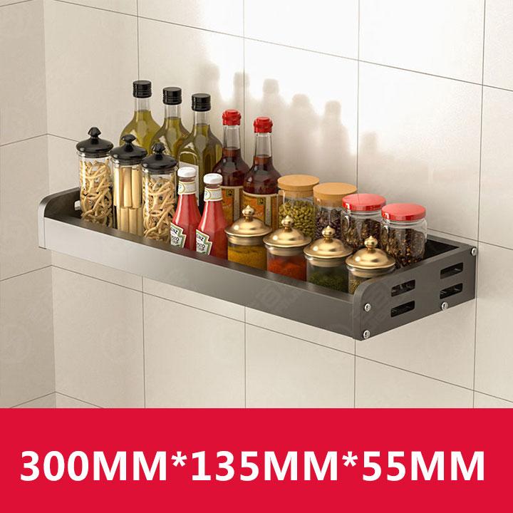 Spice Storage Rack Drain Rack Kitchen Shelf Shelves Household Dish Rack Wall Wall Oil Salt Sauce Vinegar Kitchen Organizers