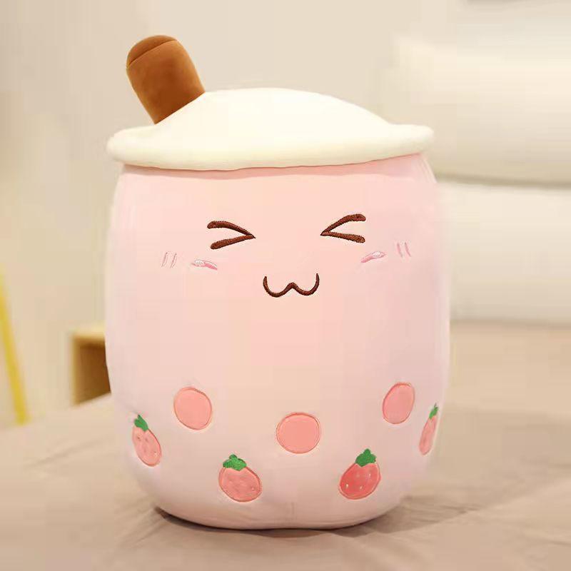 Bubble Milk Tea Boba Cup Soft Stuffed Plush Pillow Cushion Kawaii Cute Toys Gift