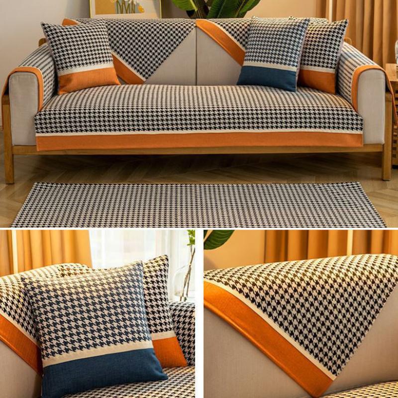 Sofa Cover All-inclusive Universal Cover U-shaped Sofa Cushion Four Seasons Universal Sofa Modern Minimalist Full Cover Cushion