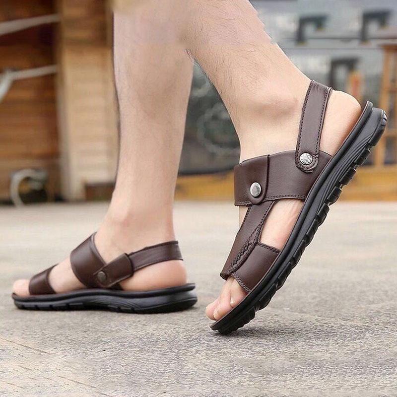 Beach Shoes Summer Men's Sandals and Slippers Summer Soft-soled Men's Breathable Men's Sandals