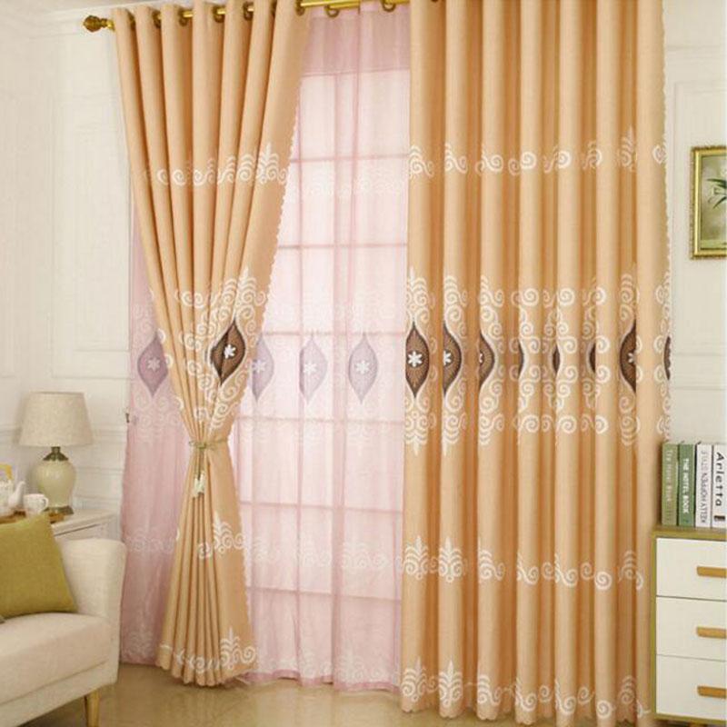 1/2pcs Modern Blackout Curtains for Living Room Window Curtains for Bedroom Curtains Fabrics Ready Made Finished Drapes Blinds Tend