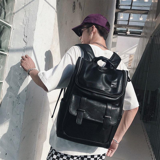 Men Backpack Multi-functional Shoulders Bag Business Laptop Backpack with Earphone Perforation