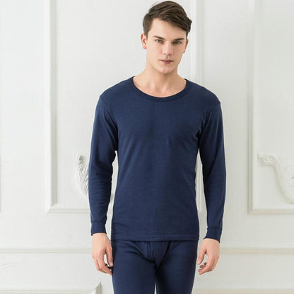 Men Winter Autumn Thicken Thermal Underwear Tight Suit High Elasticity Wearable Comfortable Versatile Soft Lining Male Pajamas Long Sleeve Breathable