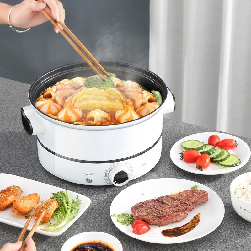 Electric Frying Pan Multi-function Electric Pot Electric Mini Electric Pot Household Steamer Electric Skillet Non-stick Pot