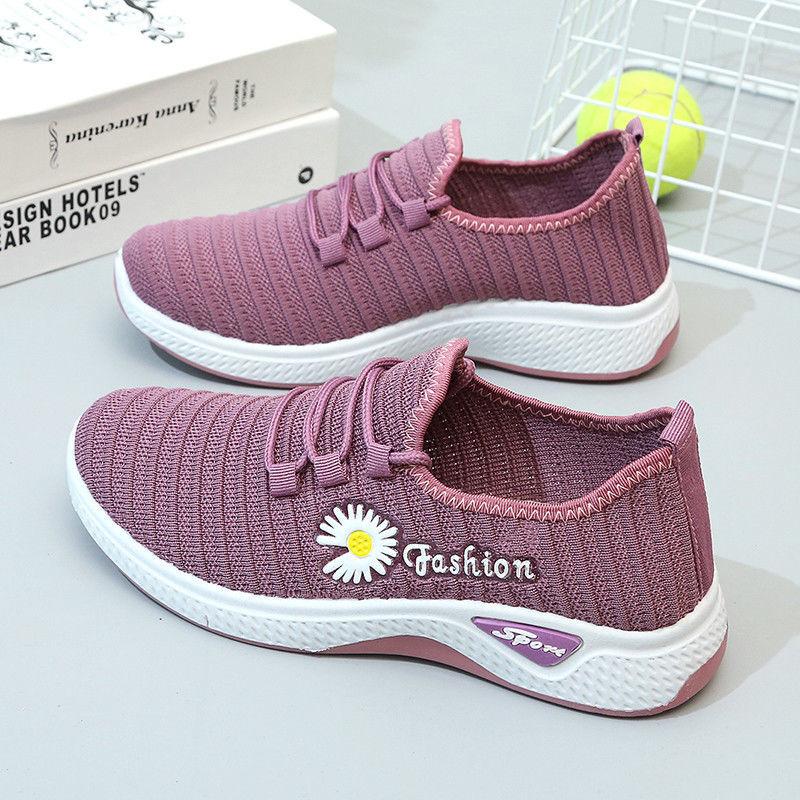 Fashion Clearance Women's Sports Shoes Korean Wild Women's Shoes Flat Casual Shoes Spring Students Mesh Shoes