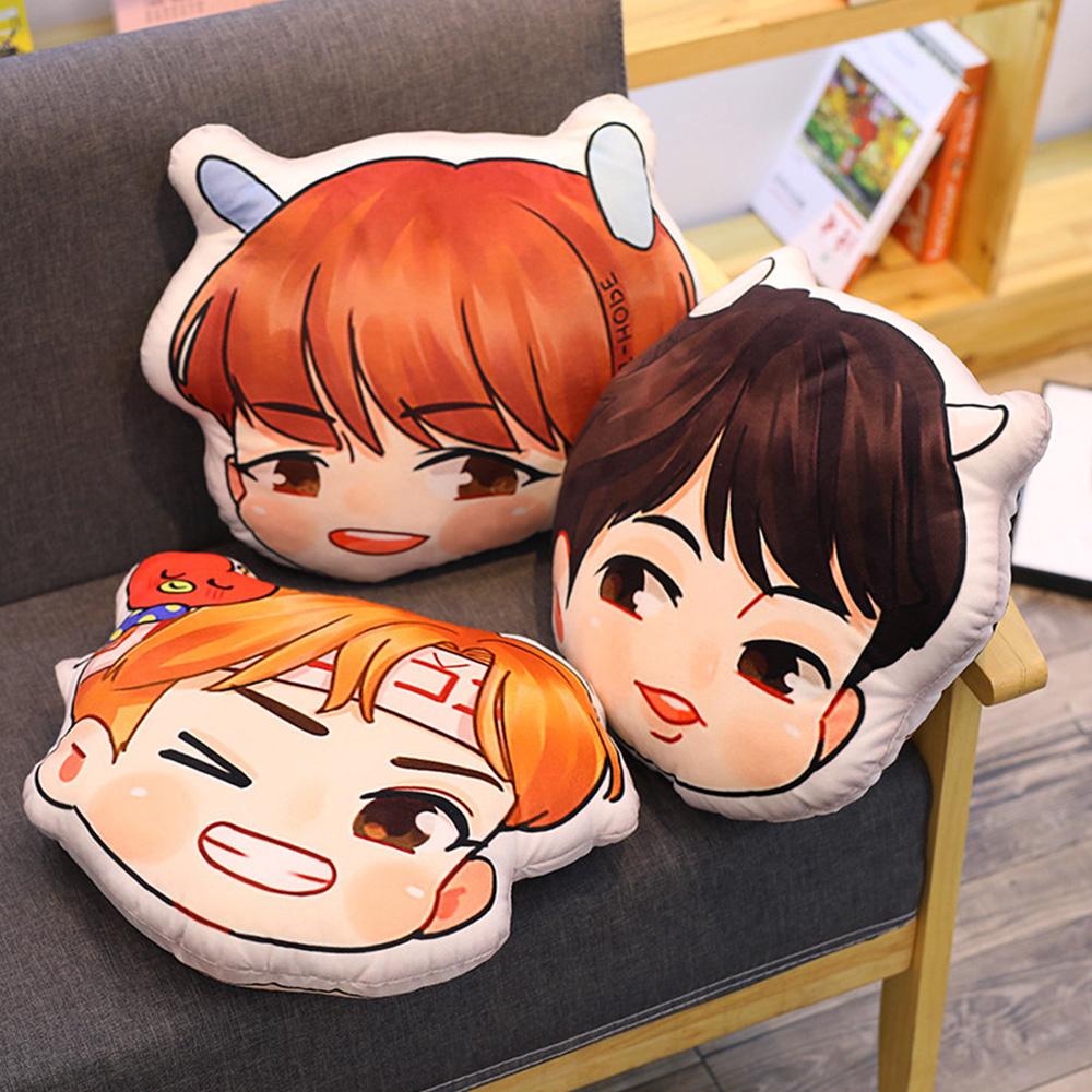 Bangtan Boys Pillow BTS K-Pop Pillowcase Furniture Decoration Face Yourself Cushion Pillow Throw