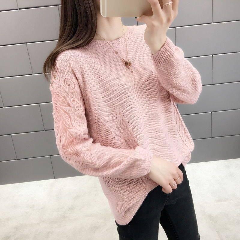 Women Fashion Casual Sweaters Ladies Girls Long Sleeve Pullover Knitted Tops Outwear Fits