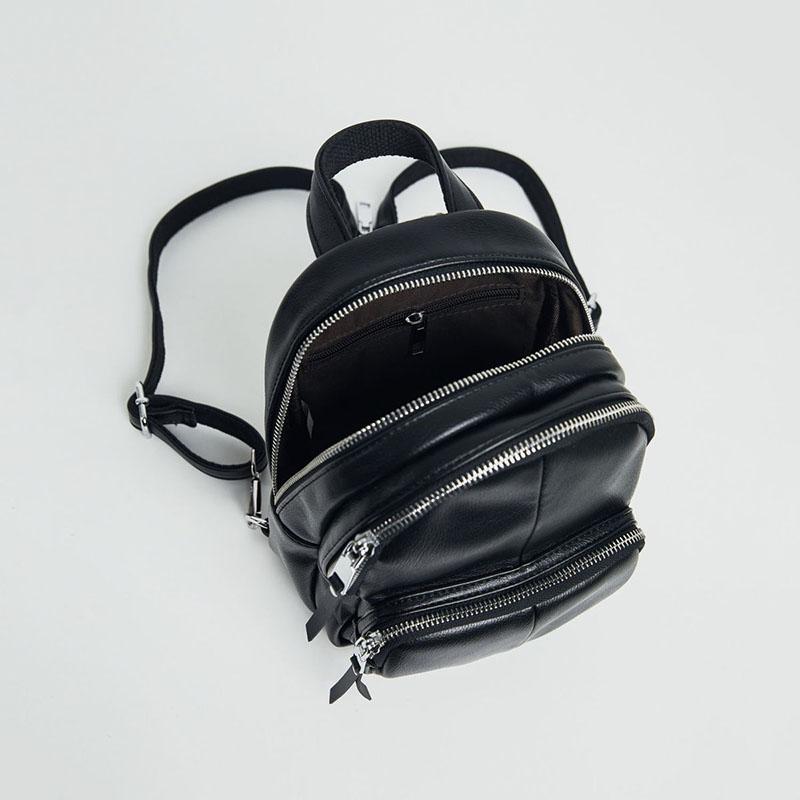 Multifunctional Backpack Soft PU Leather Unisex Casual Multilayer High Quality Travel School Shoulder Straps Can Be Pulled Apart