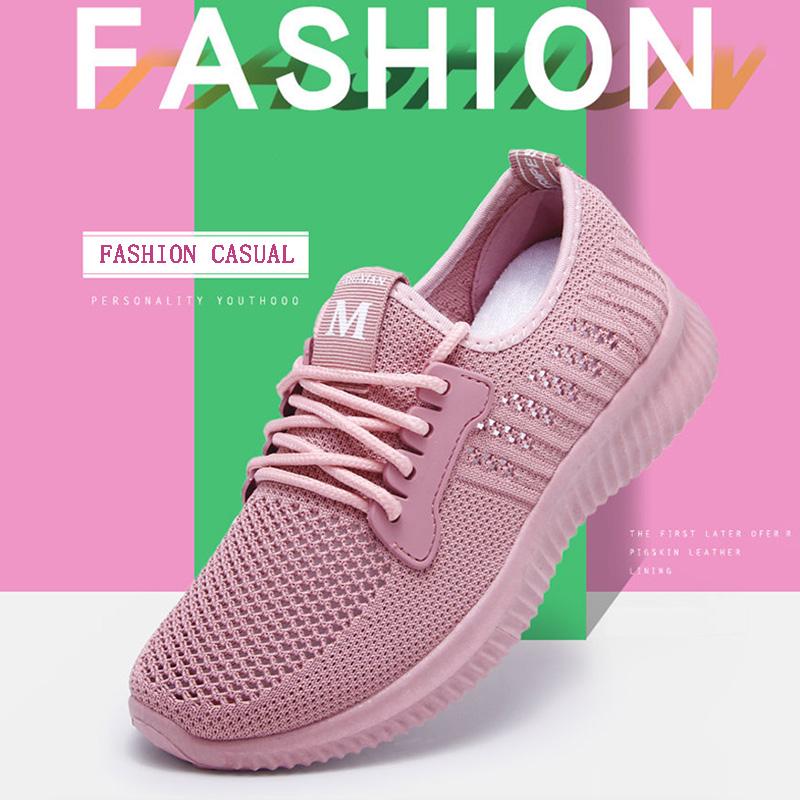 Shoes Women's Casual Shoes Pedal Breathable Wear-resistant Non-slip Lazy Shoes Lightweight and Comfortable Net Shoes