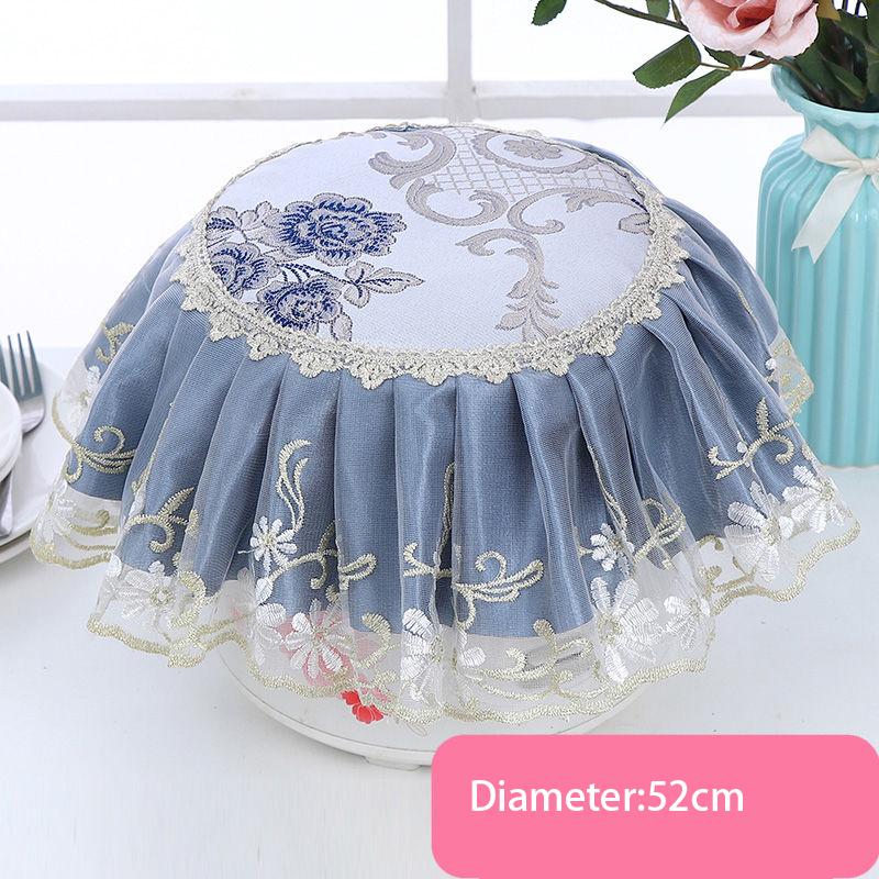 Rural Style Round Cover Towel Rice Cooker Cover Towel Electric Cooker Cover Multi-function Cover Towel Lace Electric Appliance Dust Cover