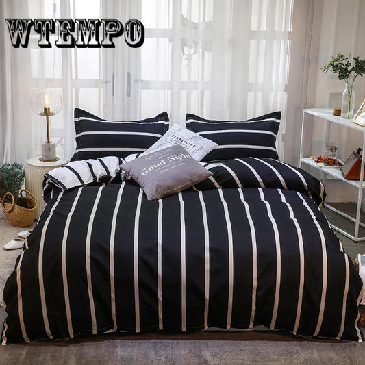 Bedding Set Print Set Lifelike Bedclothes with Pillowcase Bed Set Home Textiles