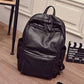 Backpacks for Men and Women Trend Retro PU Leather Casual Fashion Travel Large Capacity