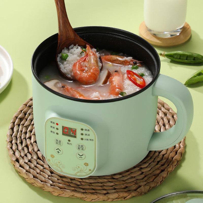 Household Multifunctional Electric Wok Student Dormitory Noodle Cooker Mini Non-stick Rice Cooker