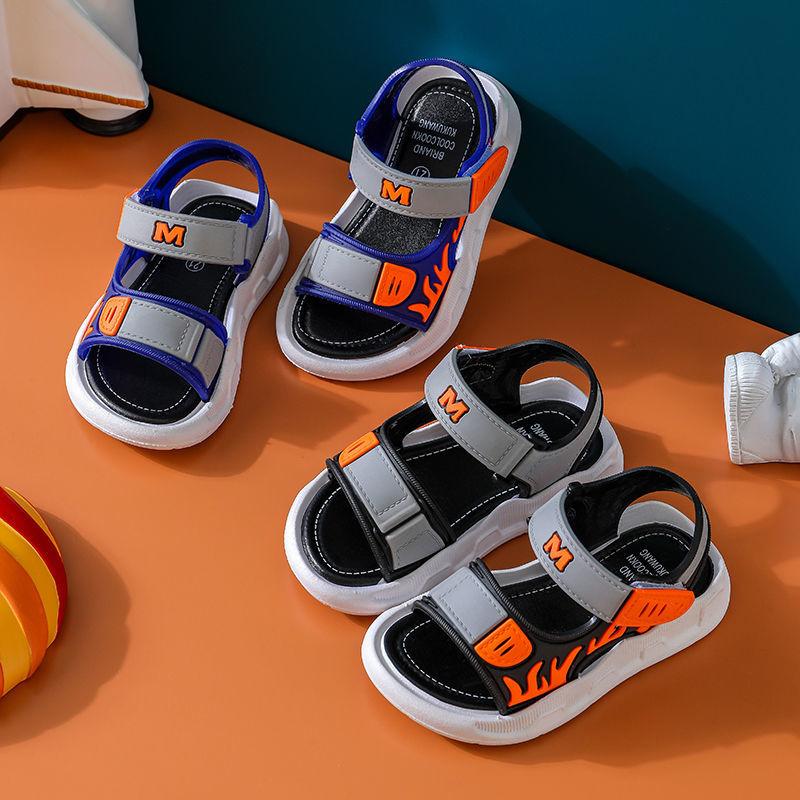 Boy's Sandals In Summer Big Children's Boys Soft-soled Non-slip Children's Baby Shoes Children's Beach Shoes