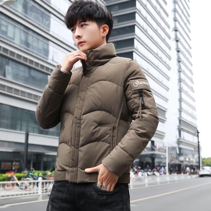 Large size Down jacket Trend Men's clothes Winter Medium and long section  Leisure Cotton clothing