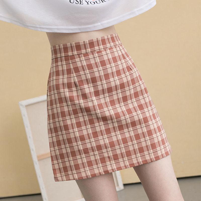 Women High Waist Pleated Skirt School Girl Plaid A-Line Flare Skater Short Skirt Uniforms Cosplay Sweet Girls