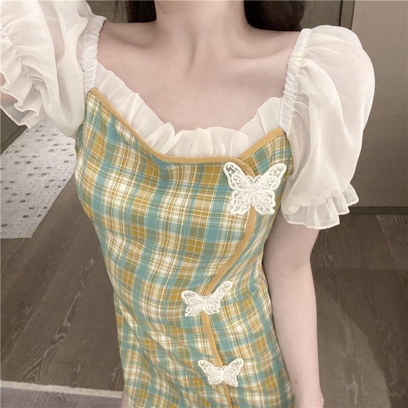 Cheongsam Girl Summer Improved Version Retro Super Fairy Thin Temperament Dress