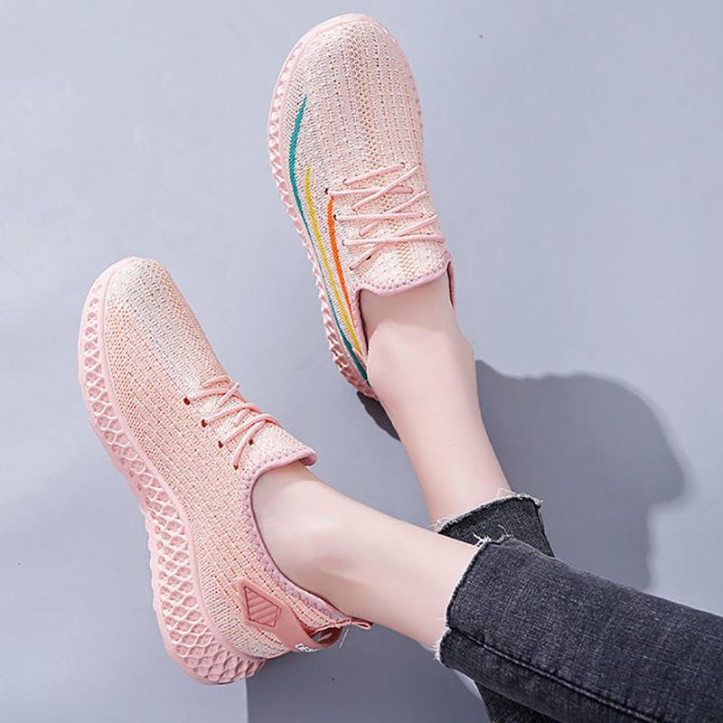 Women's Clearance Shoes Sports Female Students Korean Fashion Shoes Versatile Breathable Running Women's Shoes