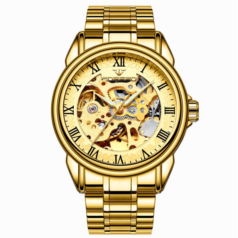 Men's Classic Mechanical Watches Business Waterproof Clock Luxury Brand Genuine Automatic Watch