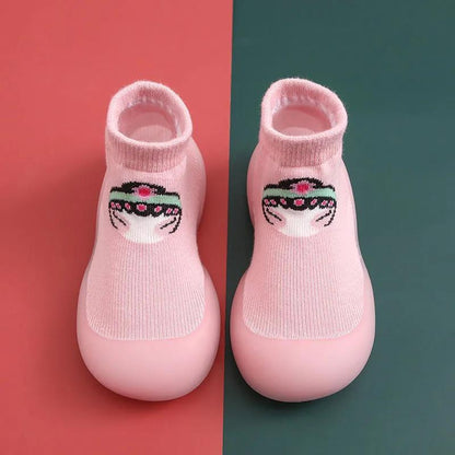 Baby Shoes 0-4 Years Old Children's Socks Shoes Small Infants and Toddlers Indoor Home Soft-soled Non-slip Shoes