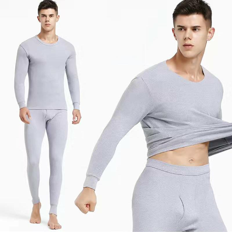 Men Winter Thermal Underwear Male Autumn Clothes Tight Suit Thicken Windproof Comfortable Soft Lining Long Sleeve High Elasticity Wearable Versatile