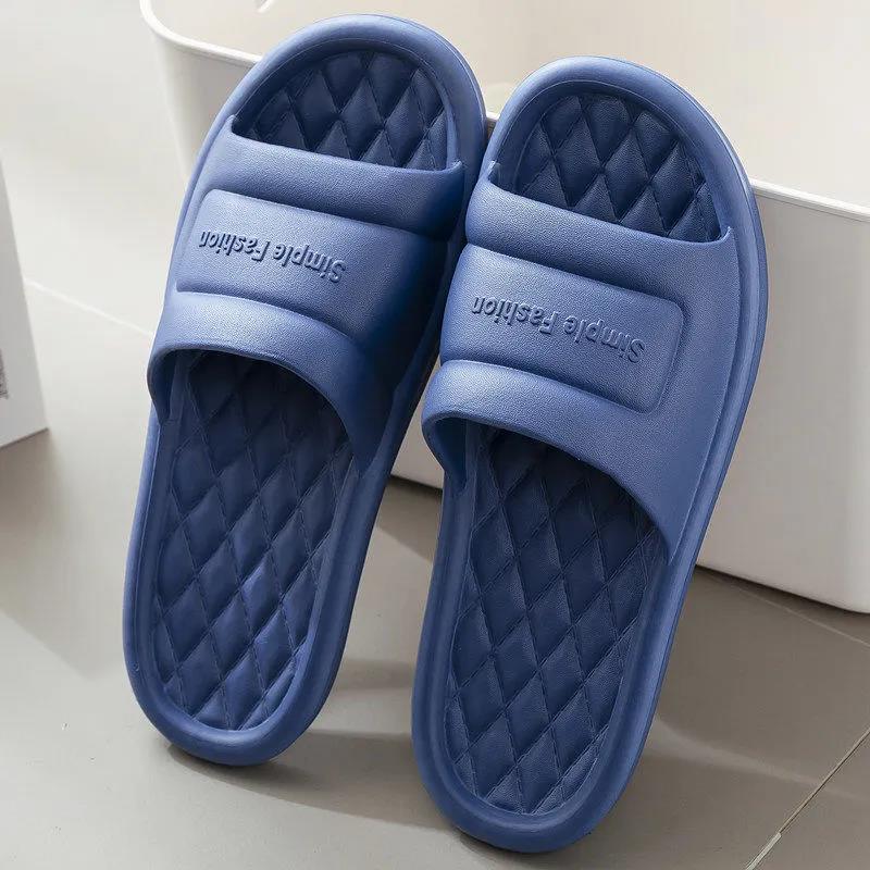 Sandals and Slippers Indoor Home Household Silent Bathroom Bathing Non-slip Soft Bottom Outer Slippers Light and Soft