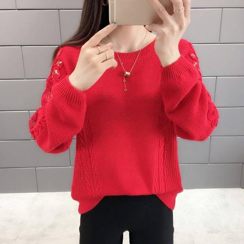 Women Fashion Casual Sweaters Ladies Girls Long Sleeve Pullover Knitted Tops Outwear Fits