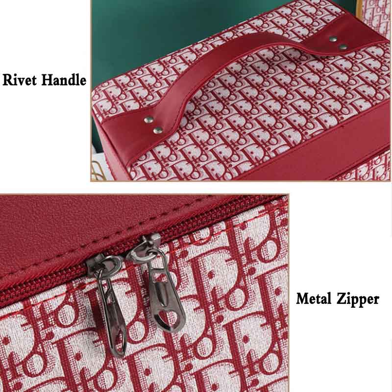 Cosmetic Bag Fashion Multifunctional Portable Cosmetic Storage Box Multi-layer Travel Storage Box