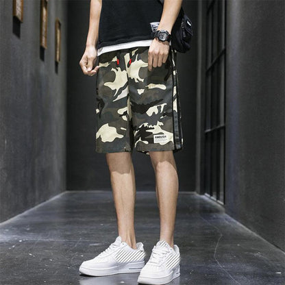 Shorts Men's Summer Trend Cotton Cargo Pants Five-point Pants Loose Large Size Outer Wear Sports Casual Shorts